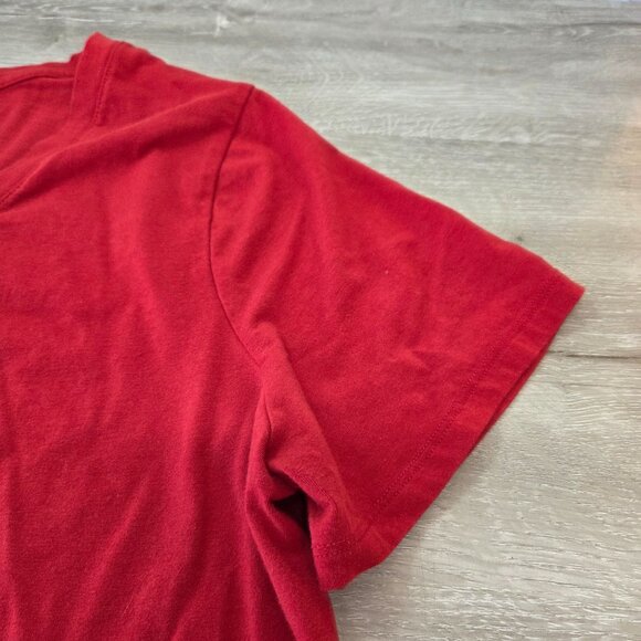 Ava & Viv Red Short Sleeve Scoop Neck Tunic Top Womens Plus Size 1X - Picture 13 of 16